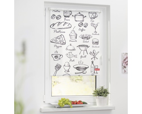 Store à clipser Lichtblick sans vissage Menu 120x150 cm, supports de serrage compris Store à clipser Lichtblick sans vissage Menu 120x150 cm, supports de serrage compris