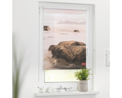 Store à clipser Lichtblick sans vissage Stone 120x150 cm, supports de serrage compris Store à clipser Lichtblick sans vissage Stone 120x150 cm, supports de serrage compris