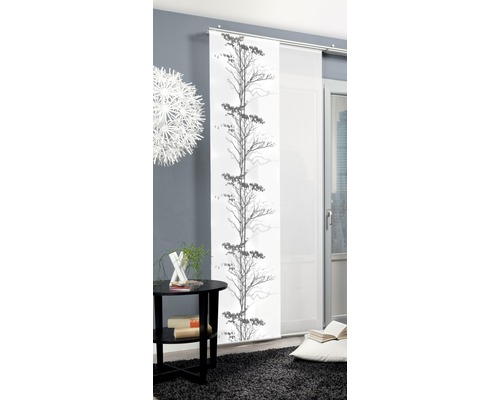 Panneau japonais décoratif avec motif d''arbre dans une pièce lumineuse