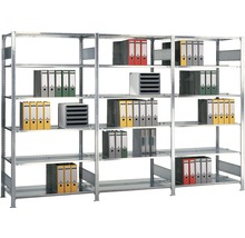Étagère de bureau étagère complémentaire système d'emboîtement MULTIplus150 2000x1000x600 mm, galvanisée capacité de charge 1400 kg-thumb-2