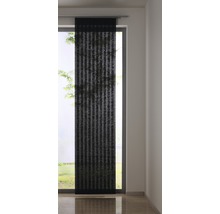 Schiebegardine my deco contrast dunkelbraun 60x300 cm