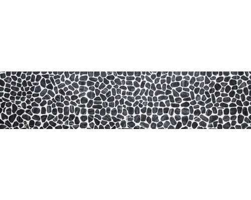 Muster aus schwarzen Kieselsteinen für Bodenbeläge