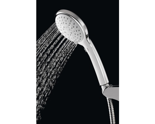 Handbrause mit Wasserdurchlauf