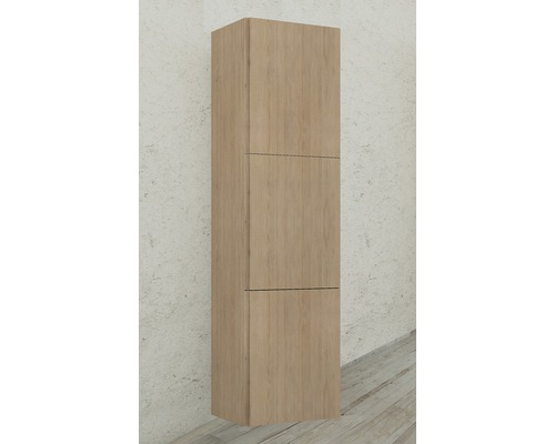 Armoire haute avec trois portes en bois