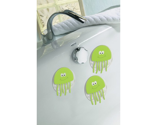 Anti-Rutsch-Stickerr Kleine Wolke Jelly grün 4tlg.