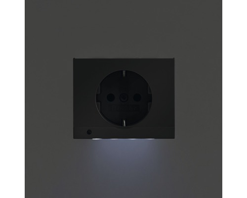 Steckdose mit integriertem LED-Orientierungslicht