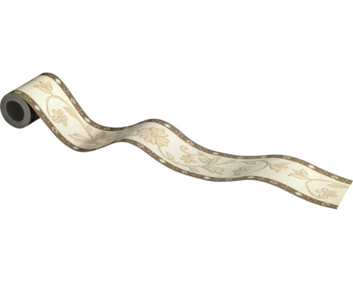 Frise de papier peint à motifs floraux sur rouleau