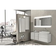 Meuble sous-vasque Baden Haus Bellagio couleur de façade blanc mat mat 70 x 51 x 46 cm