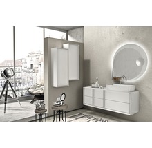 Meuble sous-vasque Baden Haus Bellagio couleur de façade blanc mat mat 70 x 51 x 46 cm