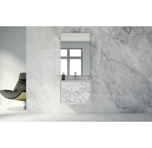 Meuble sous-vasque Baden Haus Bellagio couleur de façade blanc brillant 70 x 51 x 46 cm