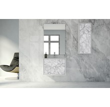Meuble sous-vasque Baden Haus Bellagio couleur de façade blanc brillant 70 x 51 x 46 cm