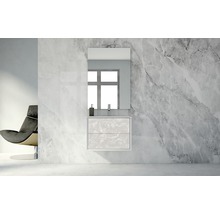 Meuble sous-vasque Baden Haus Bellagio couleur de façade gris brillant 70 x 51 x 46 cm