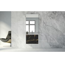 Waschtischunterschrank Baden Haus Bellagio BxHxT 70 x 51 cm x 46 cm Frontfarbe schwarz glanz 54868