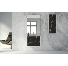 Waschtischunterschrank Baden Haus Bellagio BxHxT 70 x 51 cm x 46 cm Frontfarbe schwarz glanz 54868