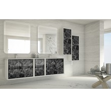 Meuble bas Baden Haus Bellagio largeur 35 cm noir pierre déjà monté 54877