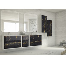 Meuble bas Baden Haus Bellagio largeur 35 cm or pierre déjà monté 54888
