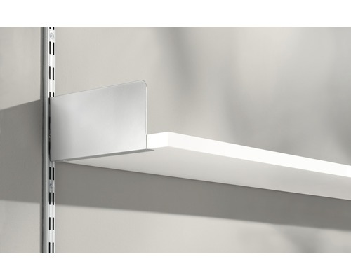 Regalsystem mit Wandhalterung und Regalboden