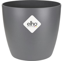 Cache-pot elho Brussels en plastique Ø 10,5 h 10 cm anthracite