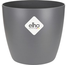 Cache-pot elho Brussels en plastique Ø 10,5 h 10 cm anthracite
