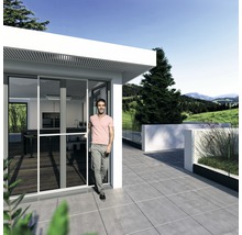 Porte moustiquaire coulissante Windhager EXPERT blanc 120x240 cm