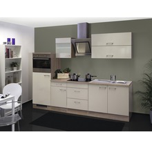 Cuisine complète Flex Well avec appareils Nepal 270 cm cachemire brillant démontée variante réversible 00011572
