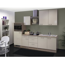 Cuisine complète Flex Well avec appareils Nepal 280 cm cachemire brillant démontée variante réversible 00011581