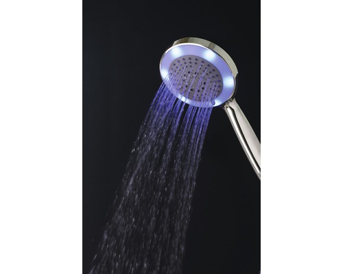 Handbrause mit LED Beleuchtung und Wasserstrahl