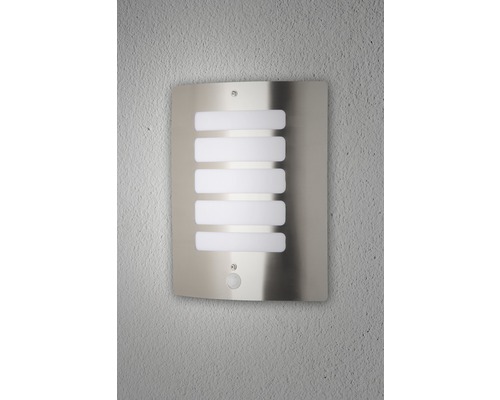 Applique murale extérieure avec détecteur de mouvement en métal