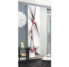 Schiebegardine Franklin rot 245x60 cm