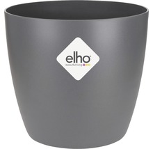 Cache-pot elho Brussels en plastique Ø 12,5 h 11 cm anthracite