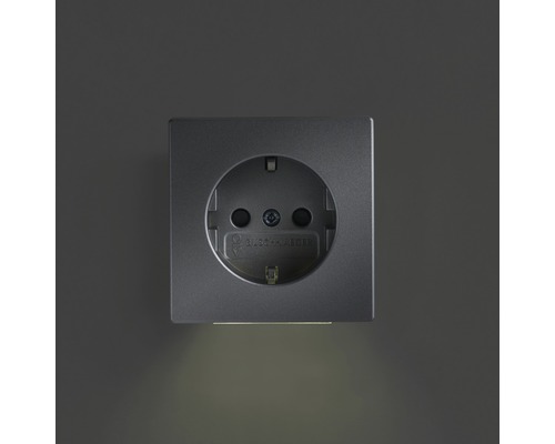 Steckdose mit integriertem LED-Orientierungslicht