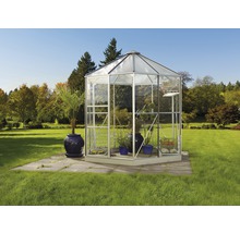 Gewächshaus Vitavia Hera 4500 Einscheibensicherheitsglas/ Hohlkammerplatten 3/6 mm 212x253 cm Aluminium