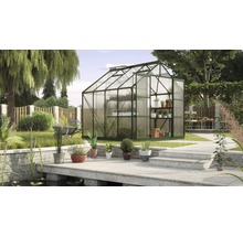Serre Vitavia Uranus 6700 panneaux alvéolés 4 mm fondation comprise 257x258 cm émeraude