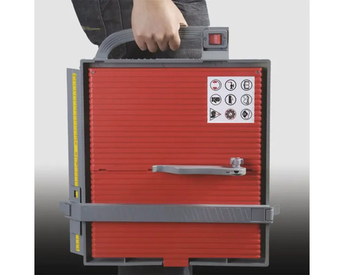 Coupe-carrelage dans un dispositif de transport