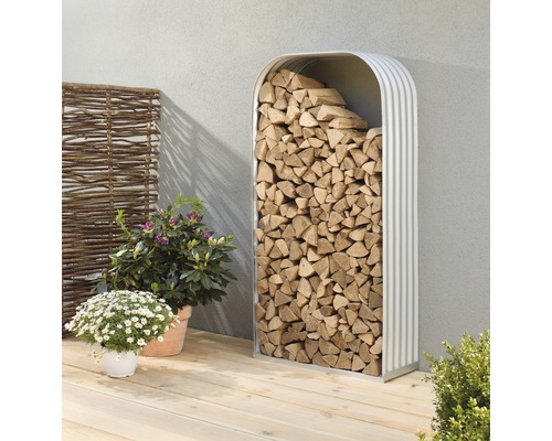 Abri bûches Vitavia Ardor 401 haut 99x40x200 cm nu Abri bûches Vitavia Ardor 401 haut 99x40x200 cm nu