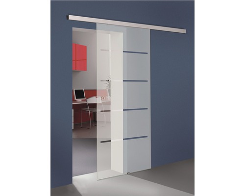 Porte coulissante Loft 93x212,8 cm tirant gauche/droite - HORNBACH