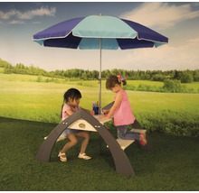 Table de pique-nique pour enfants axi Kylo avec parasol 119x98x65 cm-thumb-1