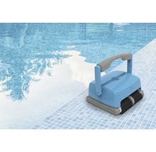Robot pour piscine Planet Pool Orca 300CL pour le fond/les parois fonctionnement sur pile automatique plastique bleu-thumb-1
