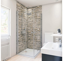 Duschrückwand BREUER Verblender hell 255 x 150 cm 9482512000204