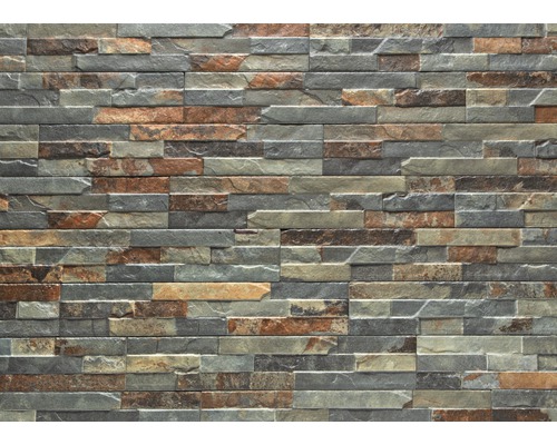 Mur en placage de pierre pour l''intérieur et l''extérieur
