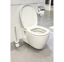 Abattant WC Ideal Connect Standard blanc avec frein de chute-thumb-1