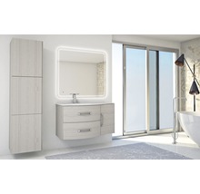 Armoire haute Baden Haus New York Avril 170x45 cm chêne blanchi