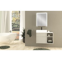 Waschtischunterschrank Baden Haus Space Breite 50 cm Gebürstet weiß