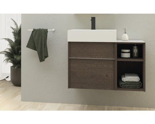 Waschtisch mit Schublade und Ablagefläche für das Badezimmer