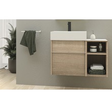 Meuble sous-vasque Baden Haus Space largeur 50 cm chêne Bruges