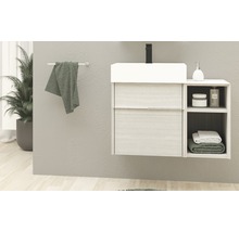 Meuble sous-vasque Baden Haus Space largeur 50 cm blanc Rock