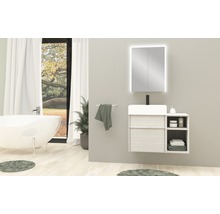 Meuble sous-vasque Baden Haus Space largeur 50 cm blanc Rock