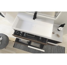 Meuble sous-vasque Baden Haus Space largeur 90 cm frêne foncé