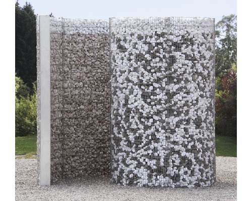 Douche hélicoïdale, cabine d'essayage en gabions bellissa 230 x 180 x 210 cm