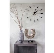 Horloge murale Plug Inn noir Ø 58 cm